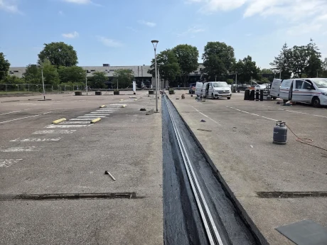Parkeerdak in Hilversum