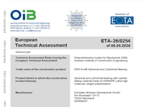 OIB ETA-certificaat