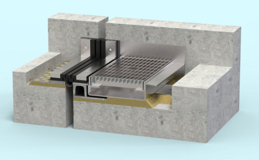 combinatie dilatatievoegprofiel en afvoergoot 3